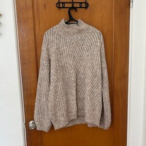 Cozy Beige Knit Sweater